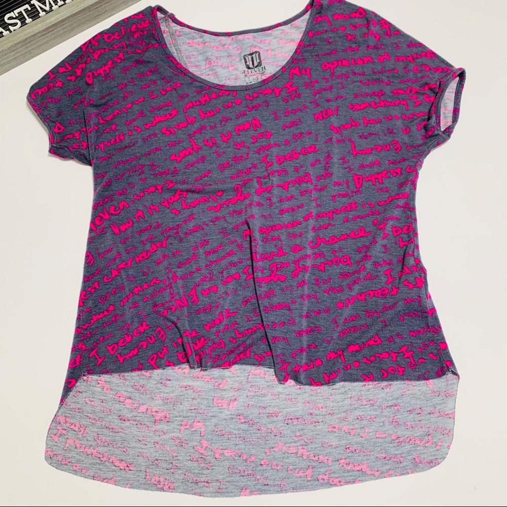 Venus Williams Diary High Low Stretchy T Size S View 2